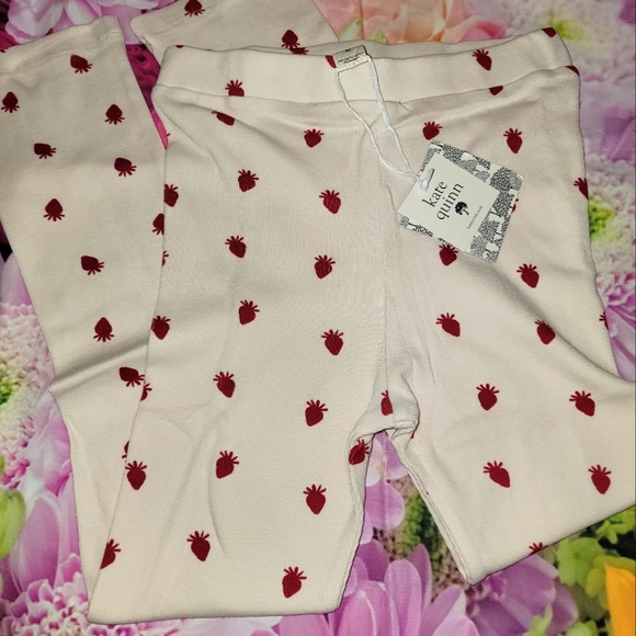 kate quinn Other - Nwt Kate quinn leggings 8y strawberries 🍓